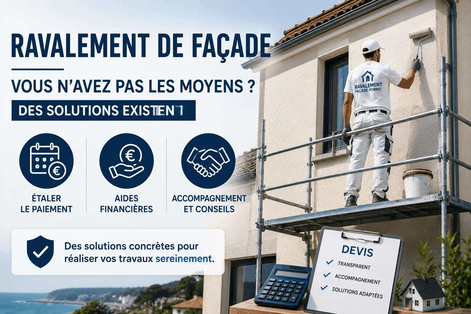 Solutions de financement pour un ravalement de façade